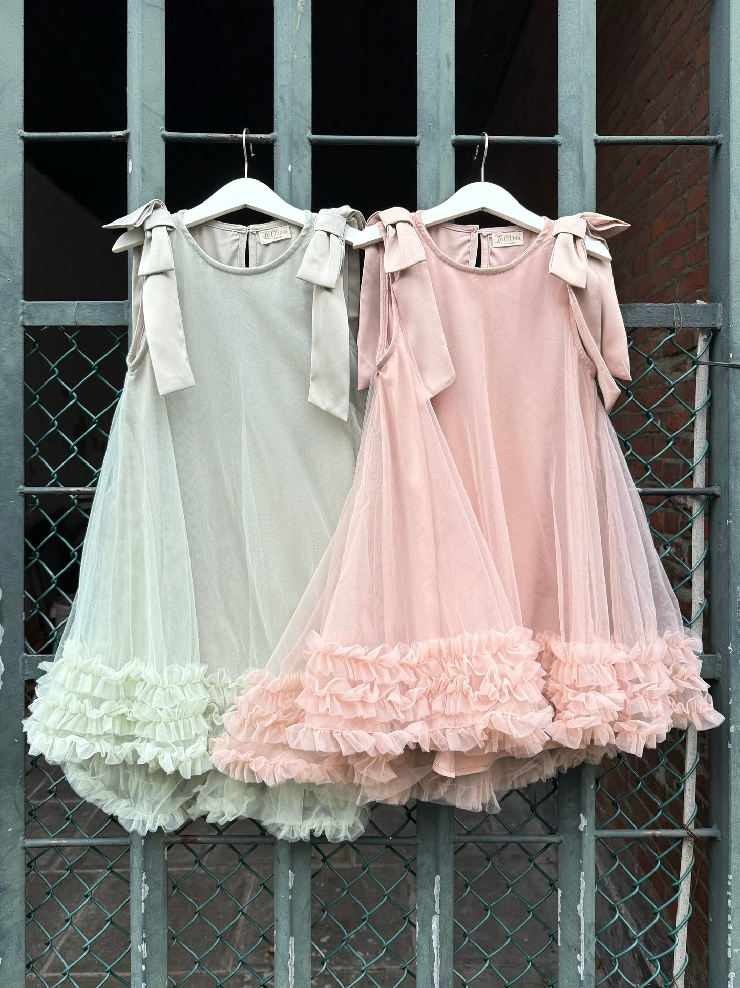 Abito in tulle Demelza: Rosa / 3-4Y