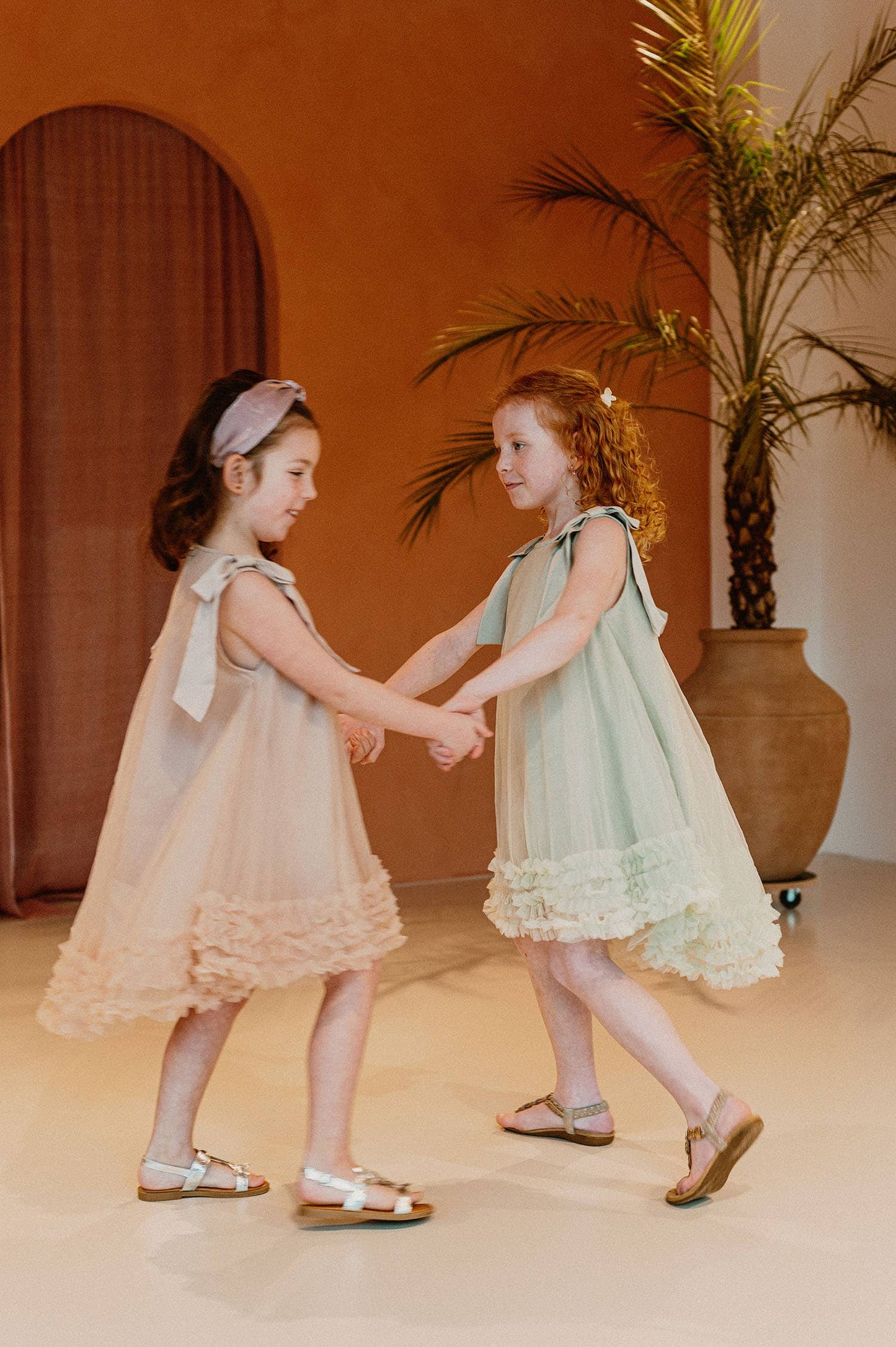 Abito in tulle Demelza: Rosa / 3-4Y