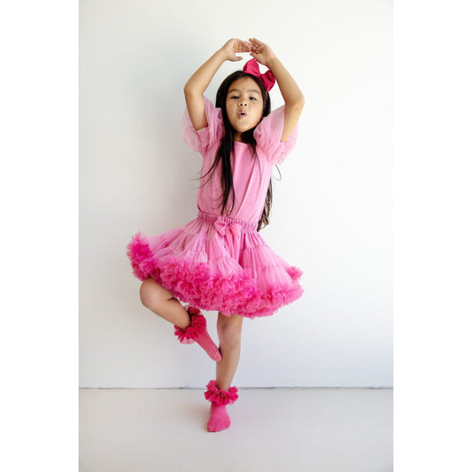 MANUFAKTURA,GONNA IN TULLE SWEET PINK