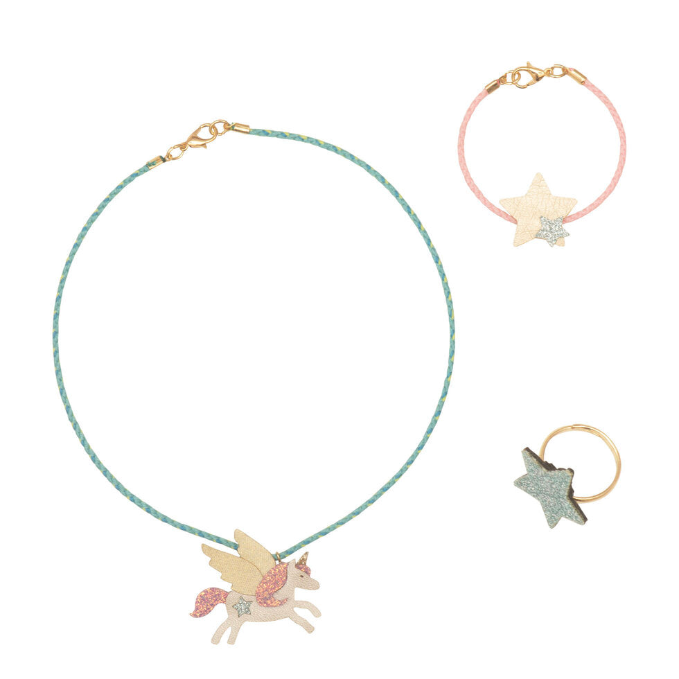 MIMI & LULA, SET DI  COLLANA,BRACCIALE E ANELLO 168004-38