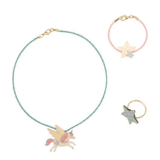 MIMI & LULA, SET DI  COLLANA,BRACCIALE E ANELLO 168004-38