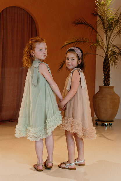 Abito in tulle Demelza: Rosa / 5-6 ANNI