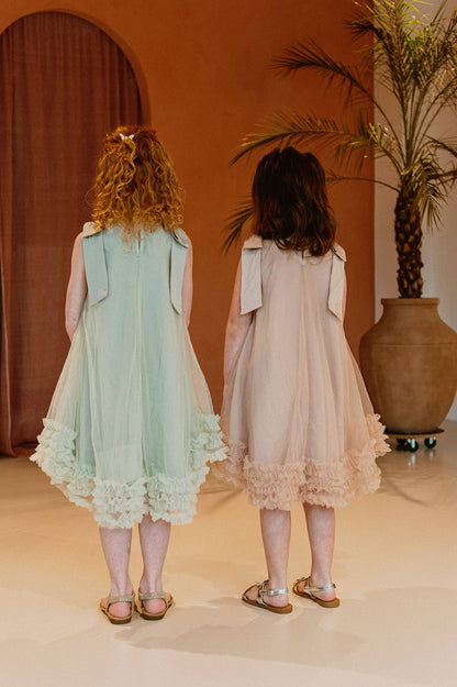 Abito in tulle Demelza: Rosa / 5-6 ANNI