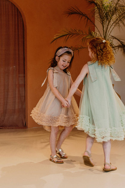 Abito in tulle Demelza: Rosa / 5-6 ANNI