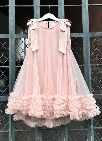 Abito in tulle Demelza: Verde / 5-6 ANNI