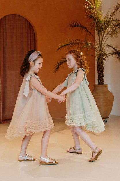 Abito in tulle Demelza: Rosa / 3-4Y
